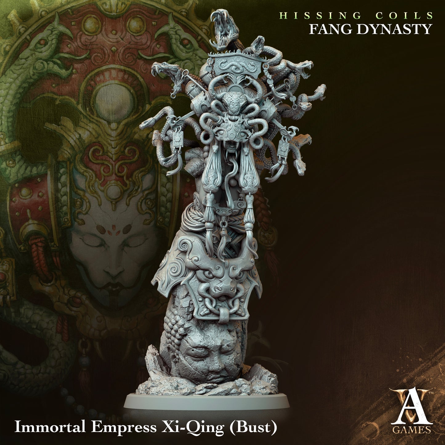 Immortal Empress Xi-Qing Bust