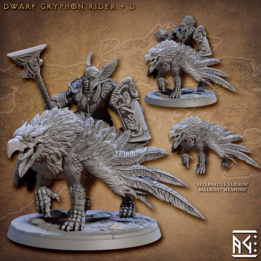 Dwarf Gryphon Rider D